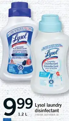 Fortinos LYSOL LAUNDRY DISINFECTANT offer
