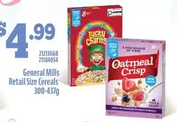 Fortinos GENERAL MILLS RETAIL SIZE CEREALS offer