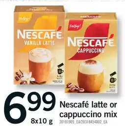 Fortinos NESCAFÉ LATTE OR CAPPUCCINO MIX offer