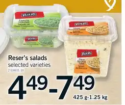 Fortinos RESER'S SALADS, 425 G-1.25 KG offer