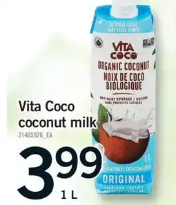 Fortinos VITA COCO COCONUT MILK offer