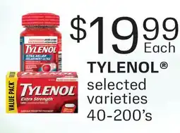 Fortinos TYLENOL , 40-200'S offer