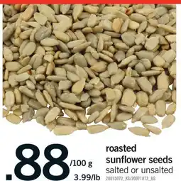 Fortinos ROASTED SUNFLOWER SEEDS offer