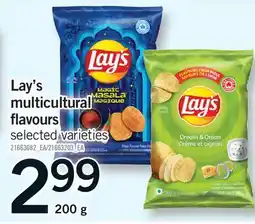 Fortinos LAY'S MULTICULTURAL FLAVOURS offer
