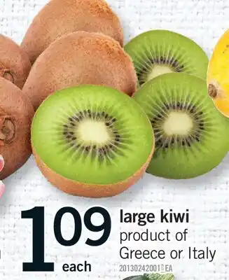 Fortinos LARGE KIWI offer