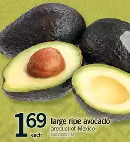 Fortinos LARGE RIPE AVOCADO offer