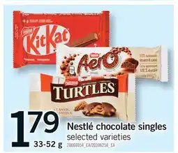 Fortinos NESTLÉ CHOCOLATE SINGLES offer