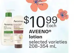 Fortinos AVEENO LOTION offer
