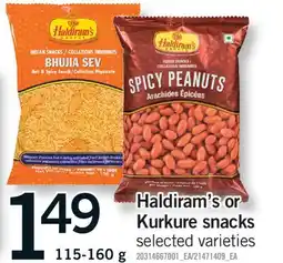 Fortinos HALDIRAM'S OR KURKURE SNACKS offer