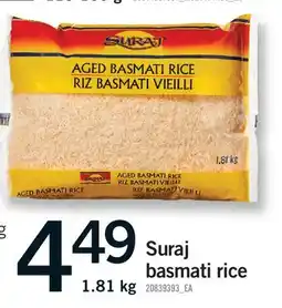 Fortinos SURAJ BASMATI RICE offer