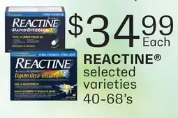 Fortinos REACTINE , 40-68'S offer