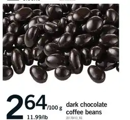 Fortinos DARK CHOCOLATE COFFEE BEANS offer