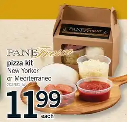 Fortinos PANE FRESCO PIZZA KIT NEW YORKER OR MEDITERRANEO offer