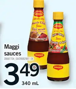 Fortinos MAGGI SAUCES offer