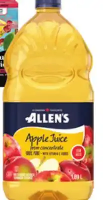 Metro ALLEN'S OR ROUGEMONT APPLE JUICE offer