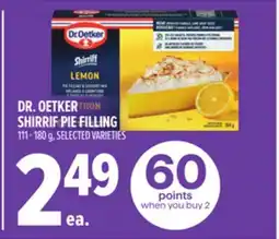 Metro DR. OETKER SHIRRIF PIE FILLING offer