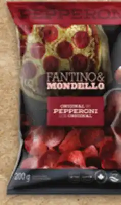 Metro FANTINO & MONDELLO ITALIAN DELI MEATS OR IRRESISTIBLES ARTISAN PEPPERONI STICKS offer