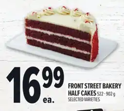 Metro FRONT STREET BAKERY HALF CAKES offer