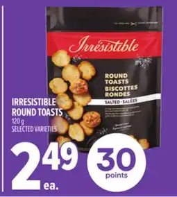 Metro IRRESISTIBLE ROUND TOASTS offer