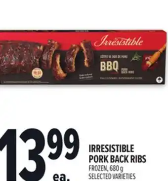 Metro IRRESISTIBLE PORK BACK RIBS offer