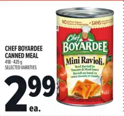 Metro CHEF BOYARDEE CANNED MEAL offer