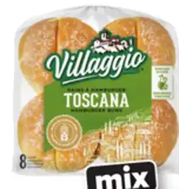 Metro VILLAGGIO ITALIAN STYLE BREADS, BUNS, DEMPSTERS 7 TORTILLAS OR BAGELS offer