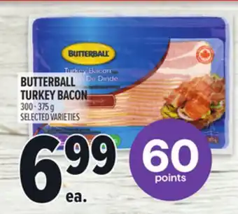 Metro BUTTERBALL TURKEY BACON offer