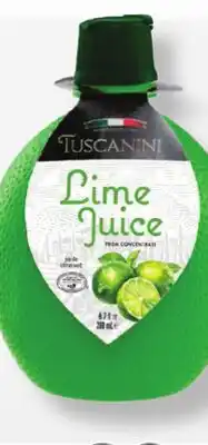 Metro TUSCANINI LEMON OR LIME JUICE offer