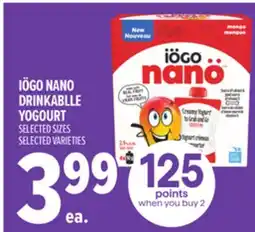 Metro IÖGO NANO DRINKABLLE YOGOURT offer