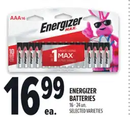 Metro ENERGIZER BATTERIES offer