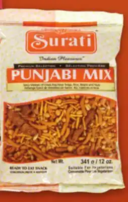 Metro SURATI SNACKS, DIVYA ROASTED CHANA, RUBICON OR SHERBON DRINKS offer