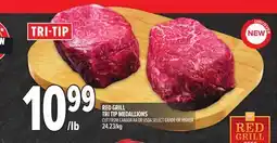 Metro RED GRILL TRI TIP MEDALLIONS offer