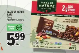 Metro TASTE OF NATURE BARS offer