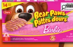 Metro DARE FAMILY SIZE BEAR PAWS COOKIES offer