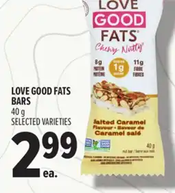 Metro LOVE GOOD FATS BARS offer