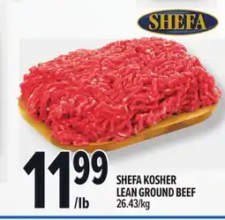 Metro SHEFA KOSHER LEAN GROUND BEEF offer