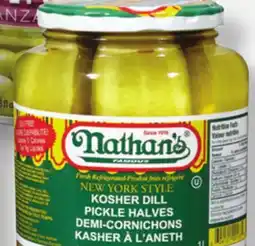 Metro NATHAN'S PICKLES OR GALIL OR MOTOLA OLIVES offer