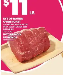 Valu-mart RÔTI DE NOIX DE RONDE offer