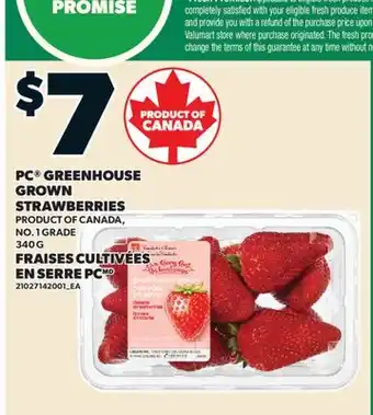 Valu-mart FRAISES CULTIVÉES EN SERRE PC offer