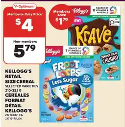 Valu-mart CÉRÉALES FORMAT DÉTAIL KELLOGG'S offer