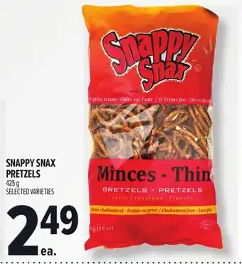 Metro SNAPPY SNAX PRETZELS offer