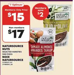 Valu-mart NOIX NATURSOURCE, 500/550 G offer