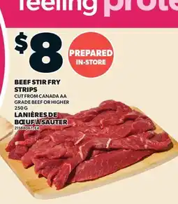 Valu-mart LANIÈRES DE BŒUF À SAUTER offer