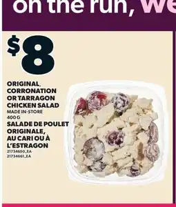 Valu-mart SALADE DE POULET ORIGINALE, AU CARI OU À L'ESTRAGON offer