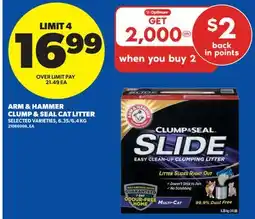 Real Canadian Superstore ARM & HAMMER CLUMP & SEAL CAT LITTER offer