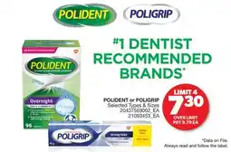 Real Canadian Superstore POLIDENT or POLIGRIP offer