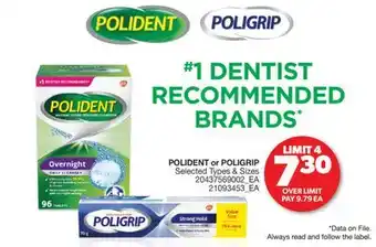 Real Canadian Superstore POLIDENT or POLIGRIP offer