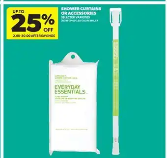 Real Canadian Superstore SHOWER CURTAINS OR ACCESSORIES offer