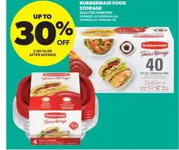 Real Canadian Superstore RUBBERMAID FOOD STORAGE offer