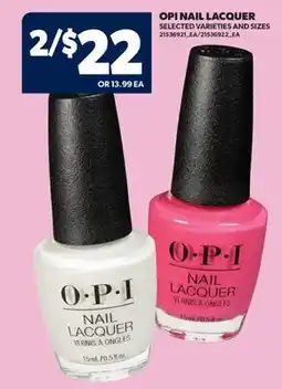 Real Canadian Superstore OPI NAIL LACQUER offer